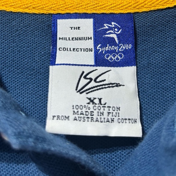 Vintage Sydney 2000 Olympics Blue Polo Shirt Men’s XL - Picture 4 of 6